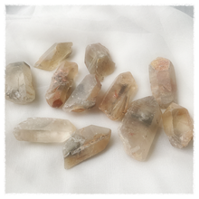 Load image into Gallery viewer, Golden Quartz with Brookite and Silver Rutile
