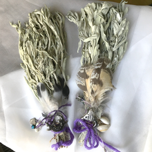 Load image into Gallery viewer, Wild Prairie Sage Smudge Decorated Bundles