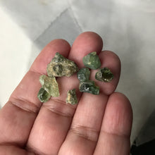 Load image into Gallery viewer, Raw Green Garnet Crystals