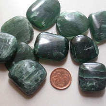 Load image into Gallery viewer, Antigorite Jade Tumbles - Song of Stones