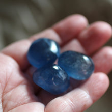 Load image into Gallery viewer, Blue Fluorite Tumble Trio - Song of Stones