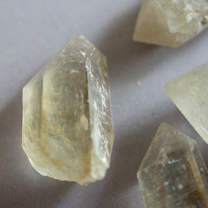 Soft Golden Citrine Crystals - Song of Stones