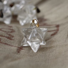 Load image into Gallery viewer, Quartz Merkabah Pendant