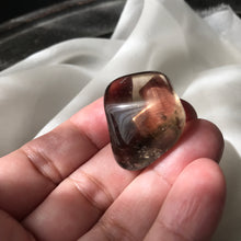 Load image into Gallery viewer, Natural Ouro Verde Metamorphosis Quartz tumble