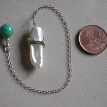 Load image into Gallery viewer, Handmade Pearl Pendulum - Song of Stones