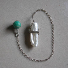 Load image into Gallery viewer, Handmade Pearl Pendulum - Song of Stones