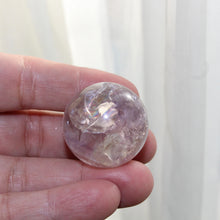 Load image into Gallery viewer, Golden Phantom Amethyst Crystal Sphere - Song of Stones