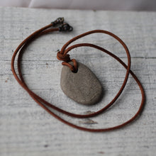 Load image into Gallery viewer, Beach Stone Pendant - Song of Stones