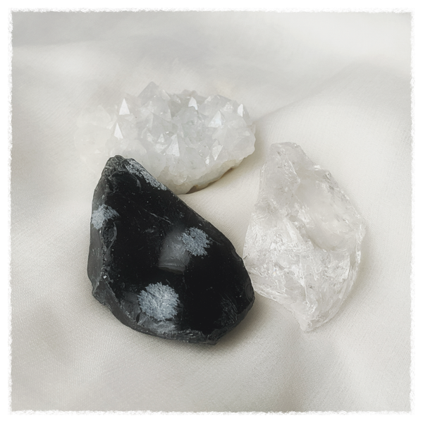 3 crystals for a sparkling solstice