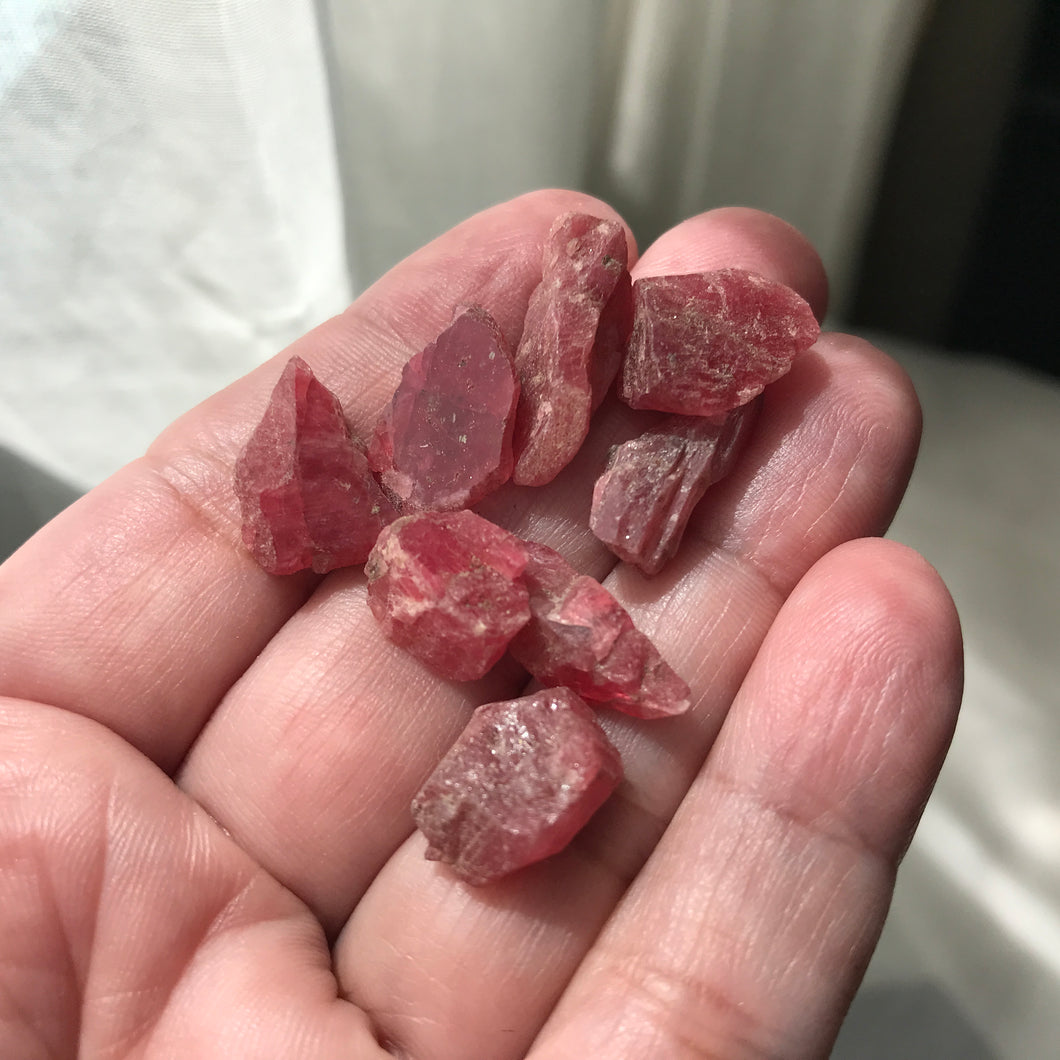 Raw Rhodonite Crystals