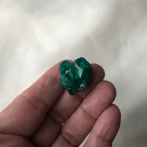 Heart Spiral Emerald Dioptase Crystal