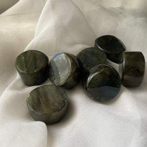 Labradorite buttons