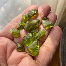 Load image into Gallery viewer, Tumbled Peridot Crystals