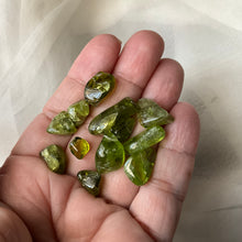 Load image into Gallery viewer, Tumbled Peridot Crystals