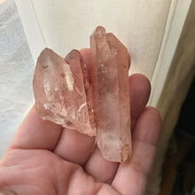 Load image into Gallery viewer, Red STar Quartz Crystal Twins