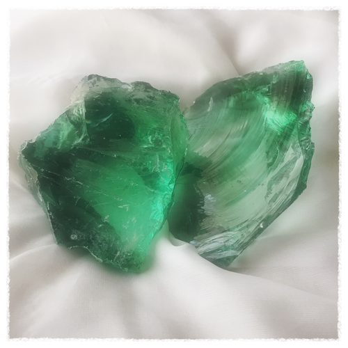 Green Obsidian Blades