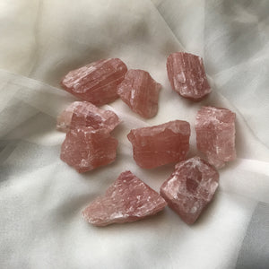 Raw Rose Pink Calcite