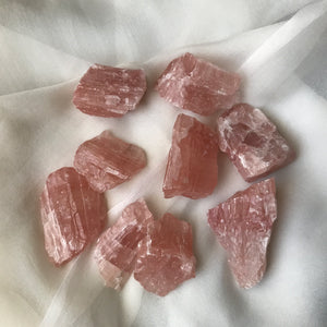 Raw Rose Pink Calcite