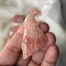 Load image into Gallery viewer, Raw Rose Pink Calcite