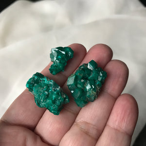 Emerald Green Dioptase Crystals