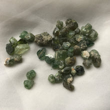 Load image into Gallery viewer, Raw Green Garnet Crystals