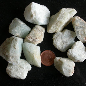 Raw Aquamarine - Song of Stones