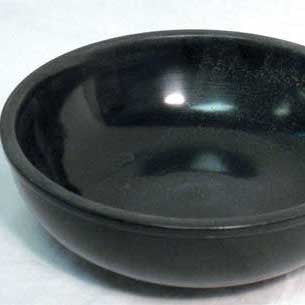 Black Marble Scrying Bowl - Song of Stones