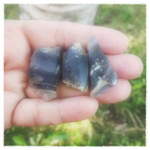 Blue Agate from Nova Scotia - Song of Stones