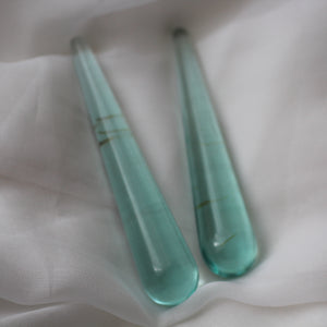 Natural Blue Obsidian Wand - Song of Stones