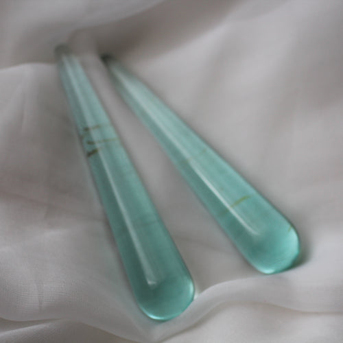 Natural Blue Obsidian Wand - Song of Stones