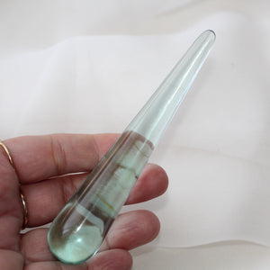 Natural Blue Obsidian Wand - Song of Stones