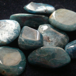 Blue Apatite Tumbles - Song of Stones