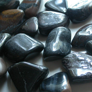Blue Tiger Eye Tumbles - Song of Stones