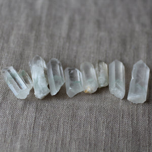 Celedonite Phantom Quartz Crystals