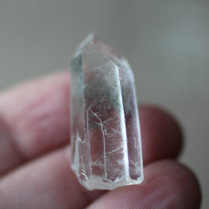 Celedonite Phantom Quartz Crystals