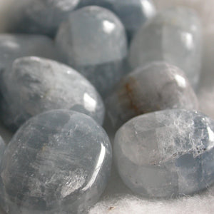 Celestite Tumbles - Song of Stones