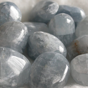 Celestite Tumbles - Song of Stones