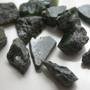 Raw Chrome Diopside - Song of Stones