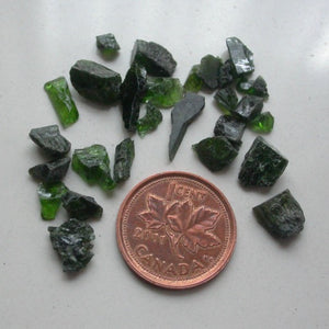 Raw Chrome Diopside - Song of Stones