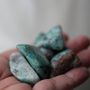 Chrysocolla Tumbles - Song of Stones