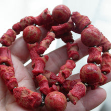 Load image into Gallery viewer, Natural Red Coral Necklace - Song of Stones