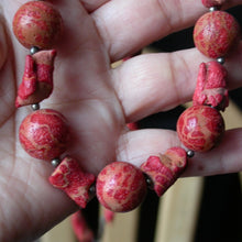 Load image into Gallery viewer, Natural Red Coral Necklace - Song of Stones
