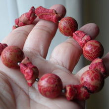 Load image into Gallery viewer, Natural Red Coral Necklace - Song of Stones