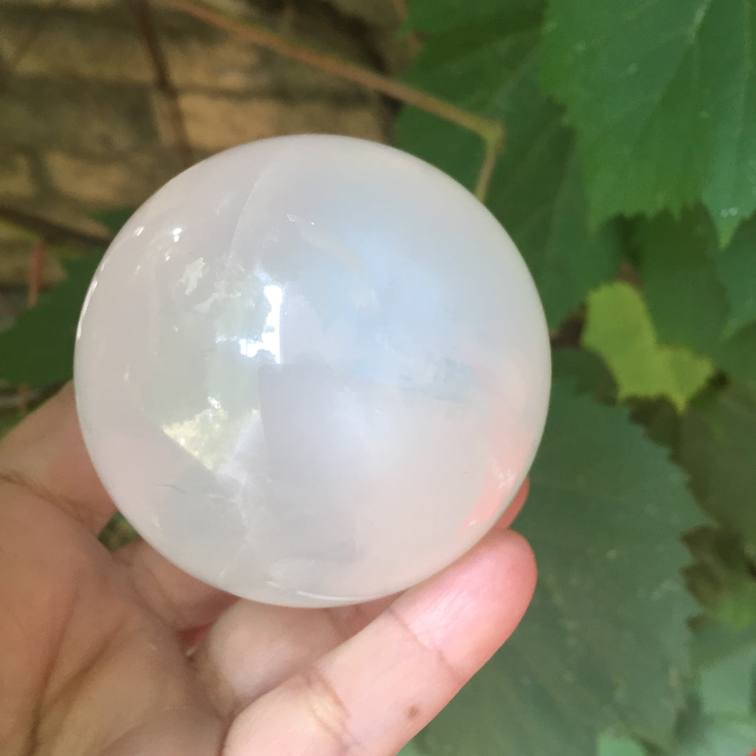Filled with Stars Metamorphosis Quartz Crystal Sphere - Song of Stones
