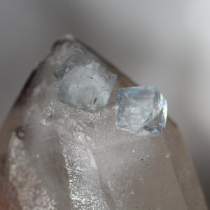 Fluorite and Quartz Crystals - Song of Stones