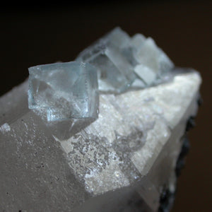 Fluorite and Quartz Crystals - Song of Stones