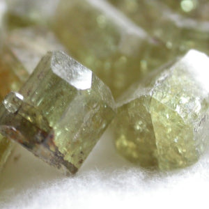 Green Apatite Crystals - Song of Stones