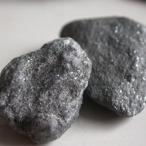 Hematite Raw Crystal Super Sparkling Silver Specular Stone — Satin Crystals