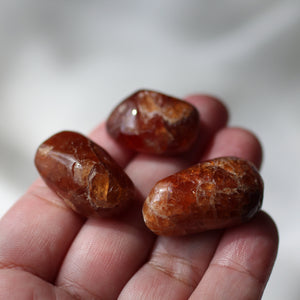 Hessonite Garnet Tumbles