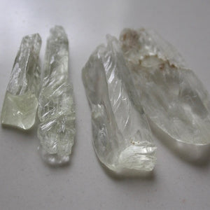 Hiddenite Crystals - Song of Stones